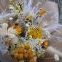 Bouquet de fleurs séchées - Safran